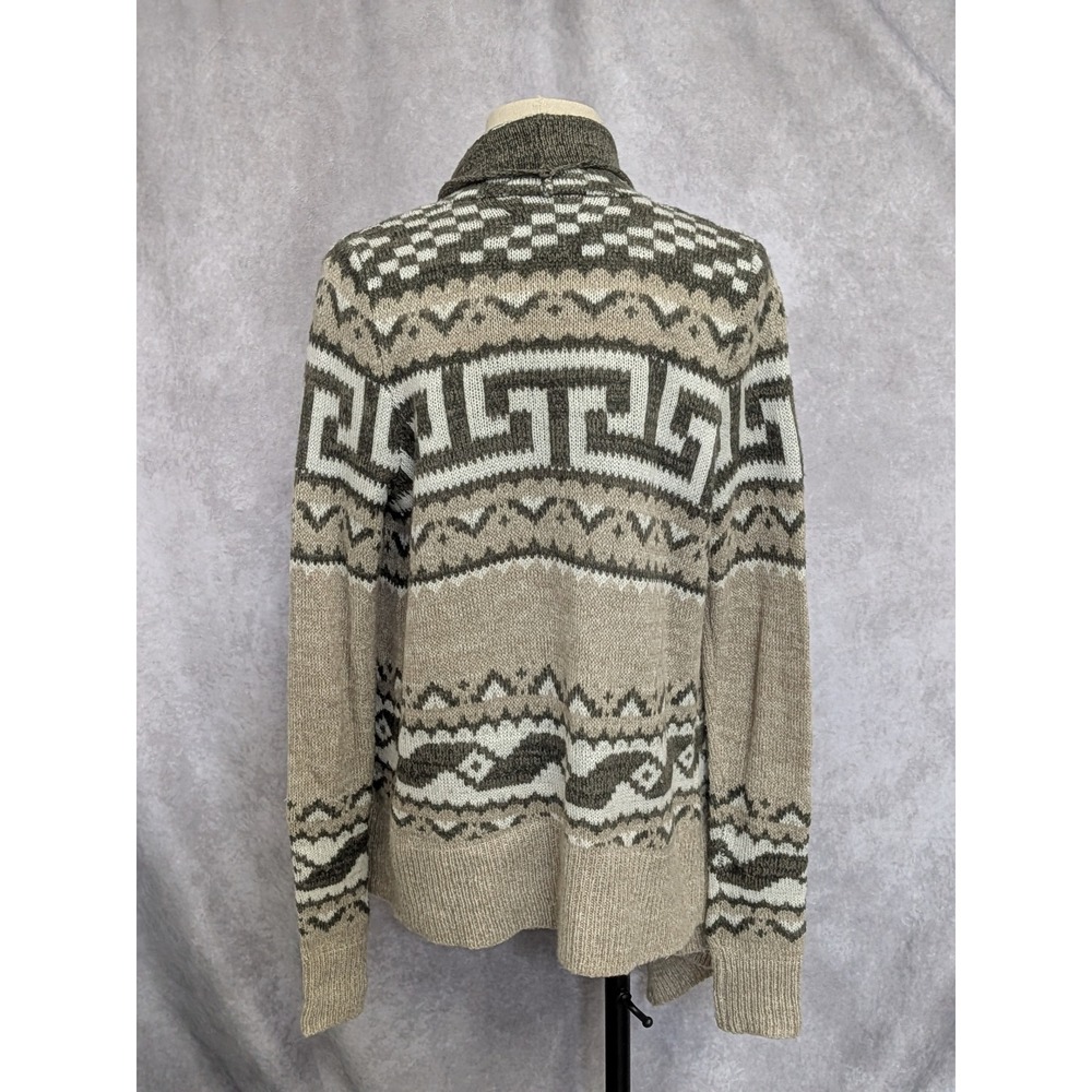 Abercrombie & Fitch Womens XS/S Southwestern Geometric Draped Cardigan (C3) - Picture 2 of 3